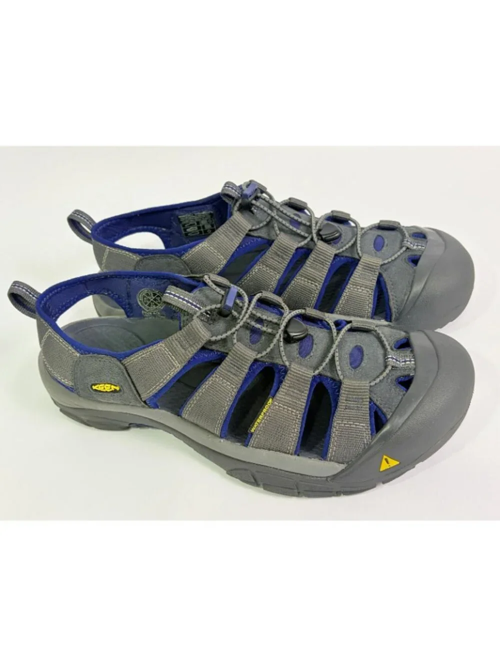 Keen Sandals Men's Size 13 Blue Waterproof 110230 Newport H2 Gray Hiking Shoes